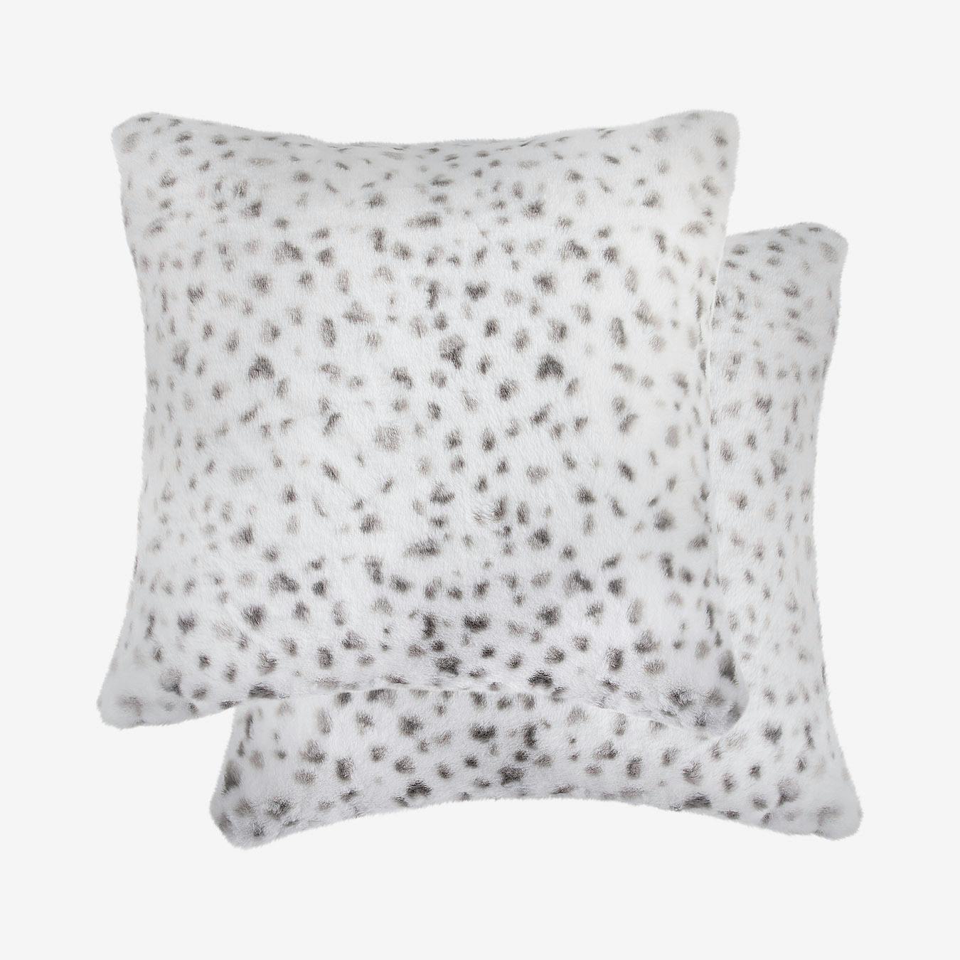 Leopard print accent outlet pillows